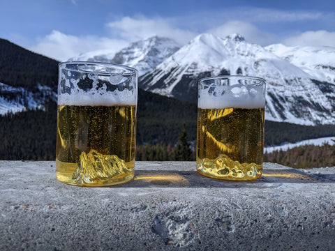 Mt. Rundle & Mt. Edith Cavell Pint Set